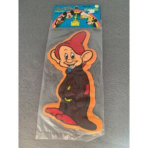 Disney Dwarf Dopey Magnetic Puffy Memo Holder Wall Art Set - New